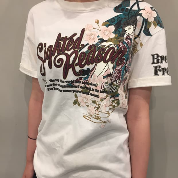 BULLETNOISE oriental japaness printing t