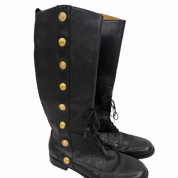 Gucci Vintage Military Riding Boots