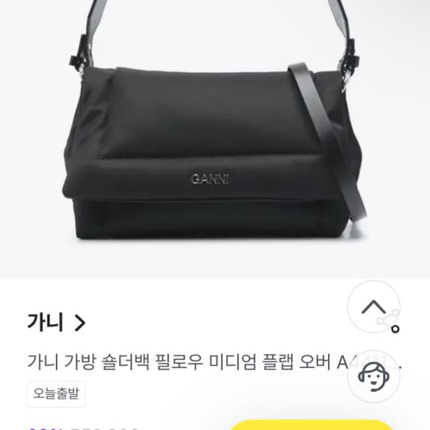 가니 숄더 스트랩 가방 ganni