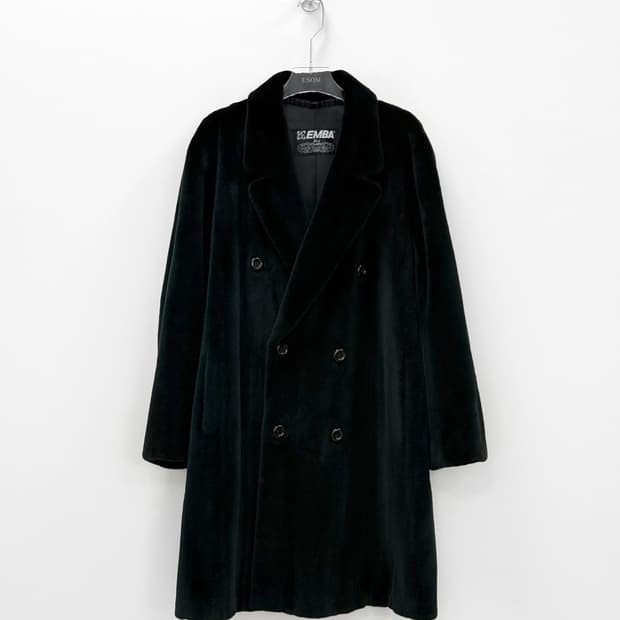 MINK EMBA  Blue Black  Mink Fur Coat