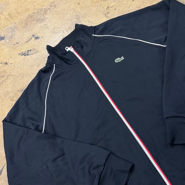 [정품/5] 라코스테 블랙 트랙 자켓 b14