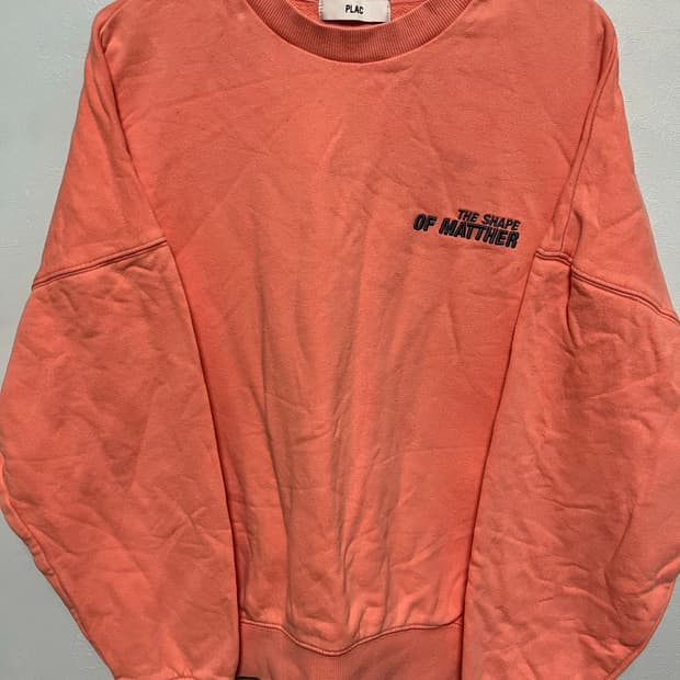 PLAC 여성 핑크색 맨투맨 티셔츠