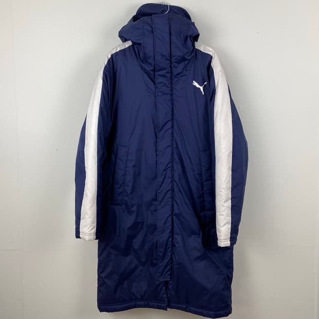 Puma 퓨마 푸마 네이비 롱패딩 M