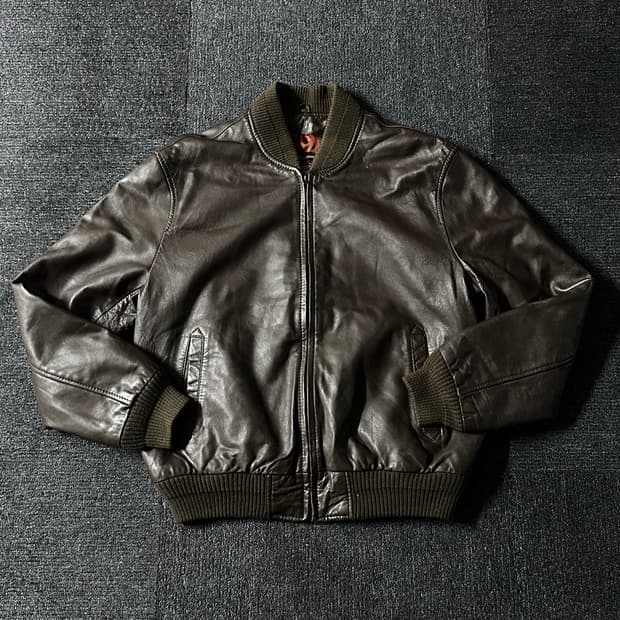 RPONTY 일본산  – 빈티지 양가죽 봄버자켓 