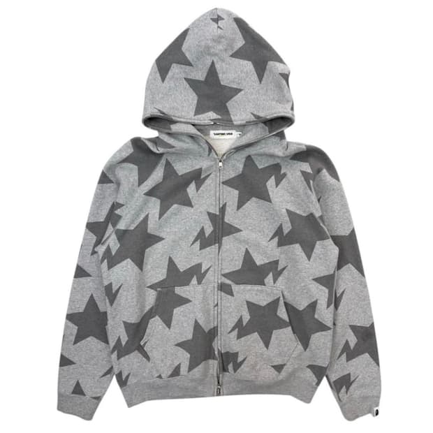 베이프 스타 후드집업