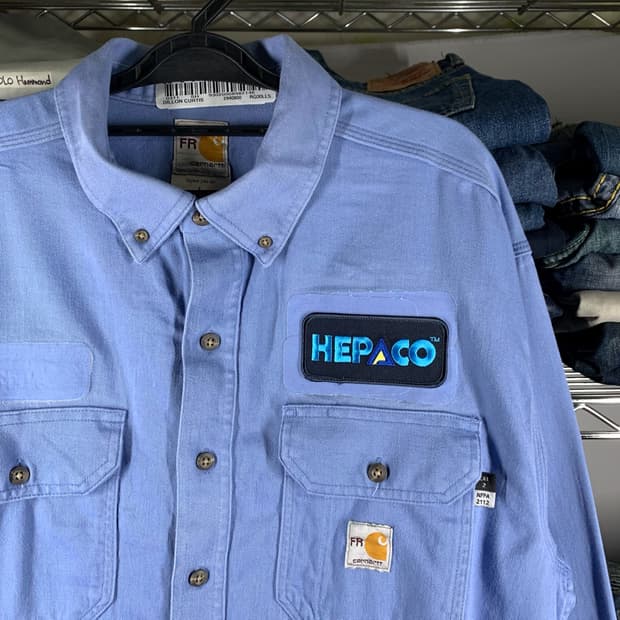 [L] 칼하트 FR 헤비코튼 워크셔츠