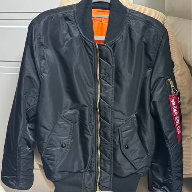 알파인더스트리 ma-1 블랙 XS 사이즈