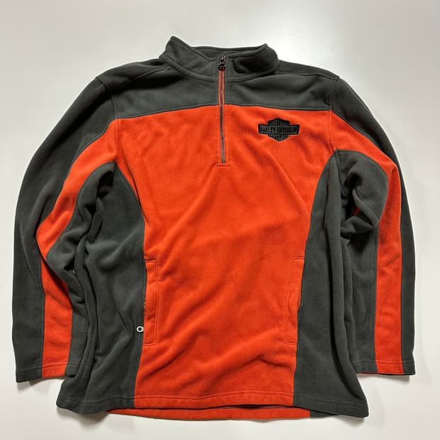 Harley-Davidson 하프집업 후리스 XL