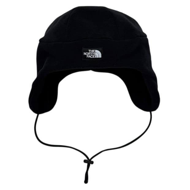 노스페이스 에코 플리스 이어머프 비니 모자 블랙