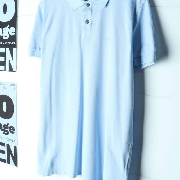 (XL-2XL) 휴고보스 반팔 카라 티셔츠 스몰로고 연블루-H35784