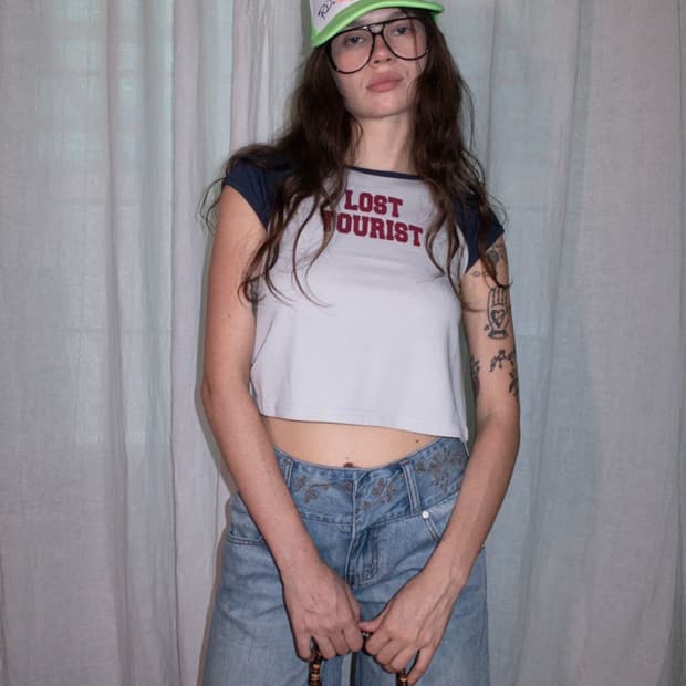 sculptor 스컬프터 lost tourist tee navy