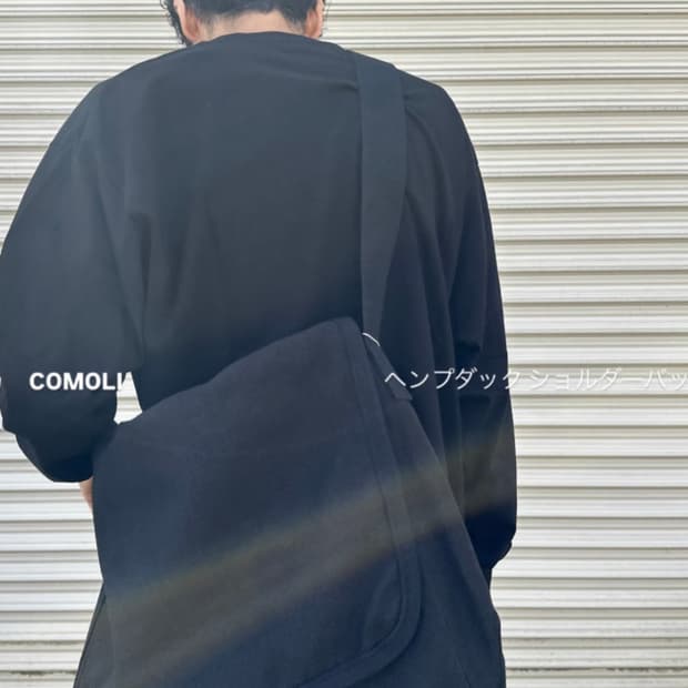 25aw 코모리 헴프덕 숄더백