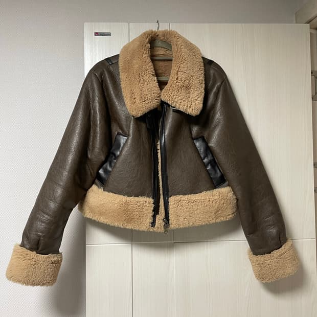 트리밍버드 무스탕 브라운