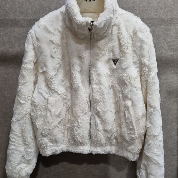 여성 M 게스 후리스 점퍼 자켓