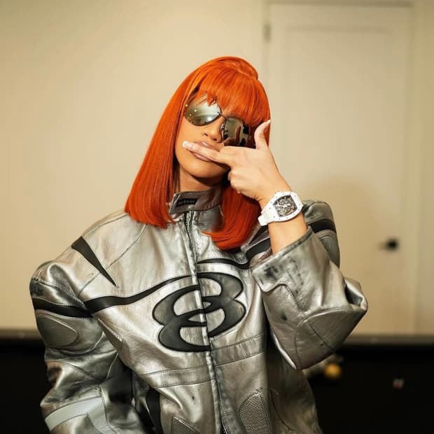 [3]발렌시아가 유니티 스포츠 아이콘 레이서 재킷 실버