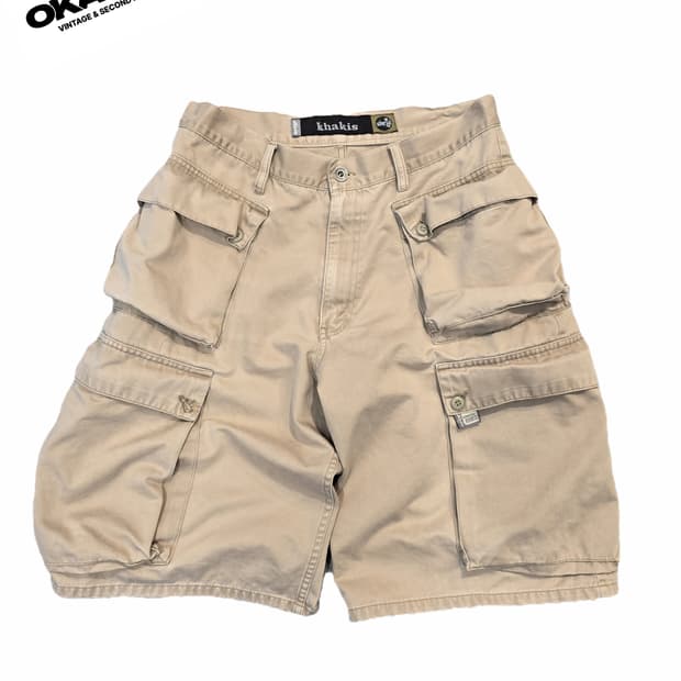 90's LEVI'S KHAKIS SILVER TAB  카고 버뮤다팬츠