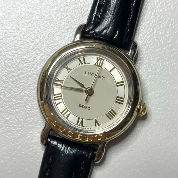 90's Seiko 세이코 루센트 빈티지 드레스 워치 시계