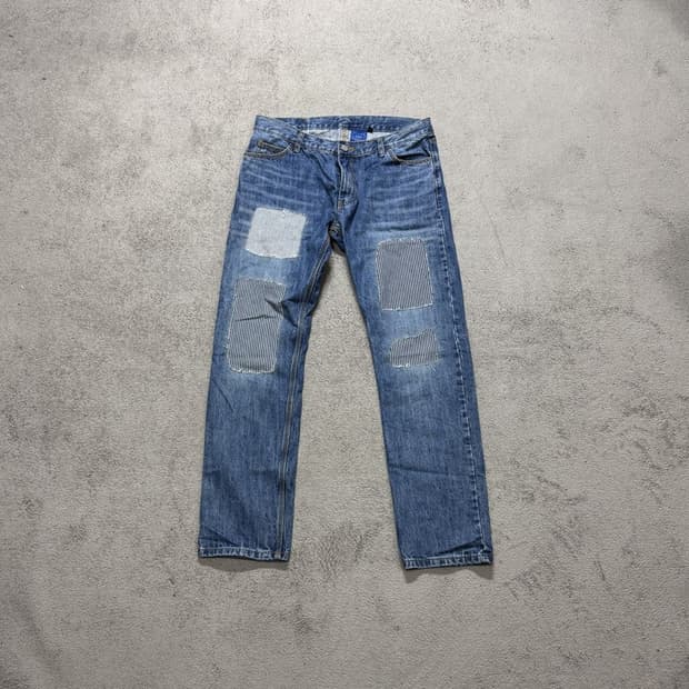 로맨틱크라운 패치워크 데님 XL