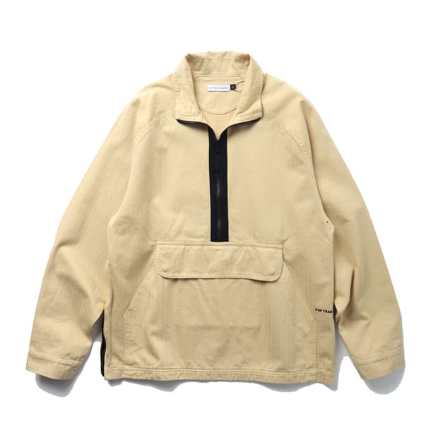 POP TRADING COMPANY HBT Half Zip Shirt