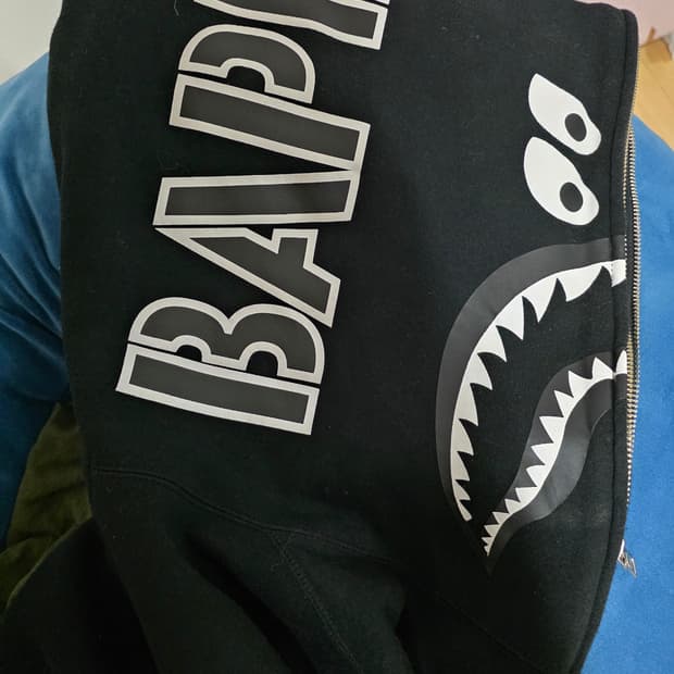 베이프 매드 샤크 후드 xl 바운티 헌터스 콜라보 