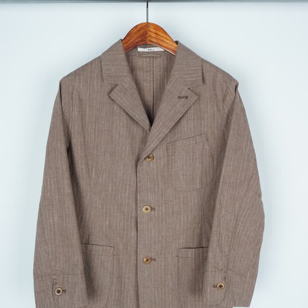 45RPM pin-stripe tailored jacket