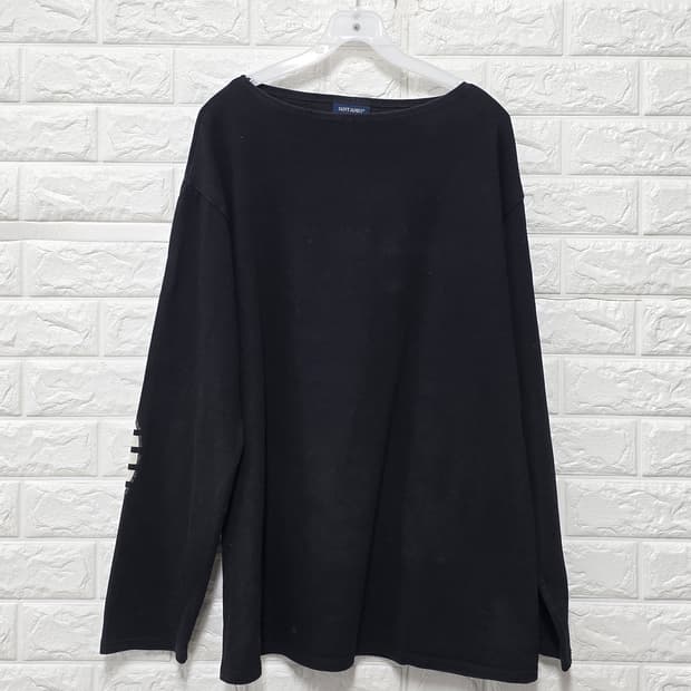 택포) 세인트제임스 블랙 긴팔 티셔츠 L efd