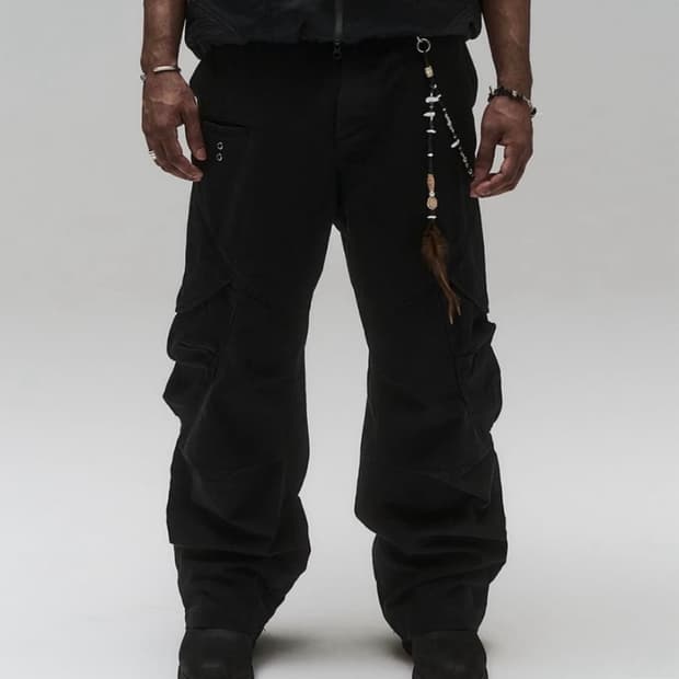 이그노타 코어 5 워시드 카고 팬츠 블랙 S