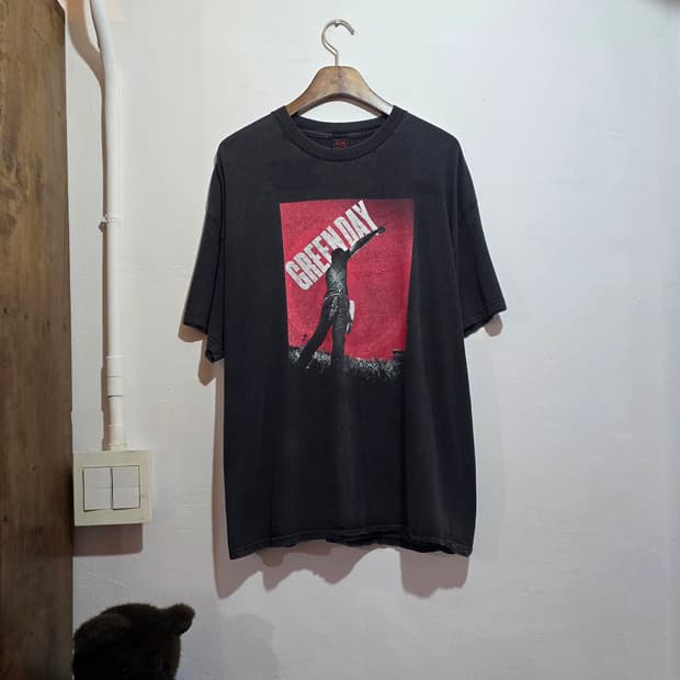 그린 데이 빈티지 밴드 티셔츠 (Green Day Band Tee)