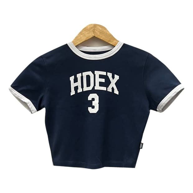 HDEX 에이치덱스 우먼스 3 에디션 네이비 크롭탑 S