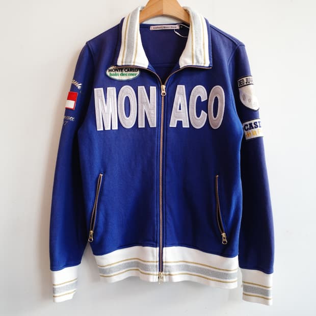 Japan brand 자수패치 투웨이 집업 져지 