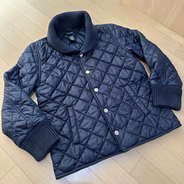 폴로 랄프로렌 퀼팅 자켓 네이비 L(12/14)