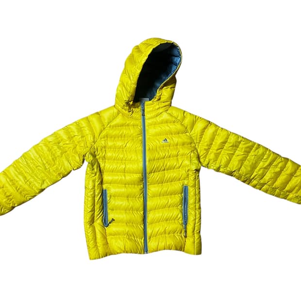 아디다스 엘로우 경량패딩