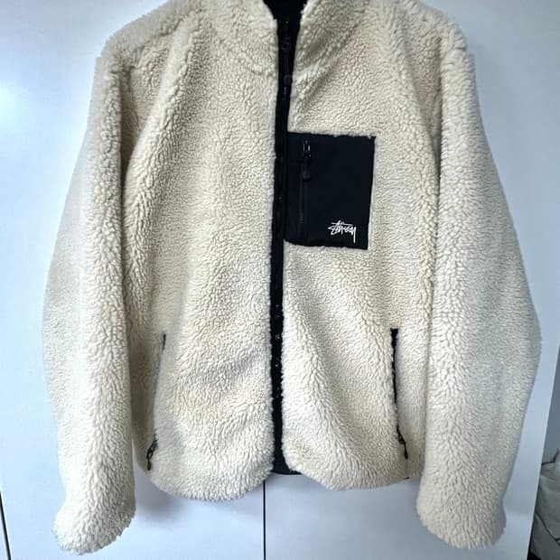 스투시 8볼 쉐르파 후리스 XL