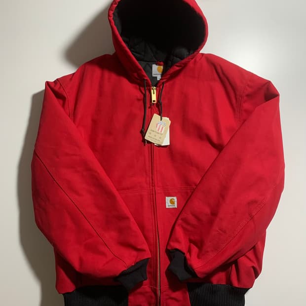 (새상품) 칼하트 J140 레드 액티브 자켓