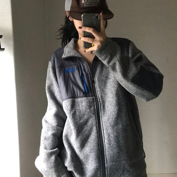 노페 그레이 후리스