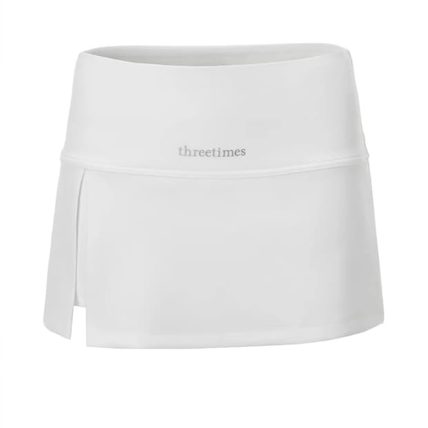 쓰리타임즈 threetimes 슬릿스커트 M 사이즈 화이트