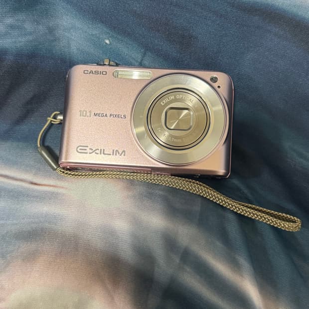 casio ex-z1080 카메라 핑크