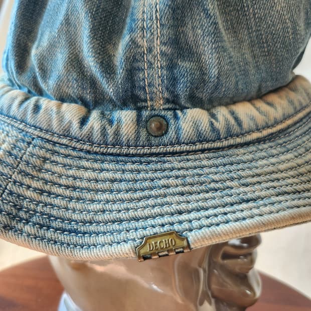 Decho Indigo-washed bucket hat