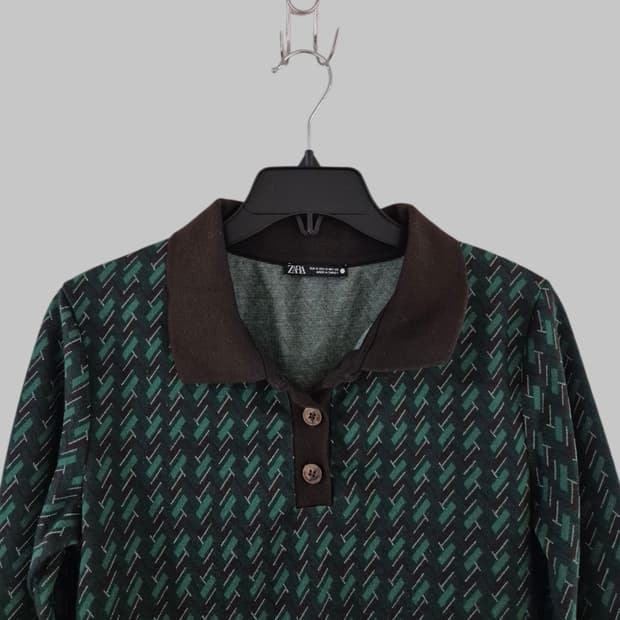 [S]자라 빈티지 y2k 크롭 숏 니트 Women