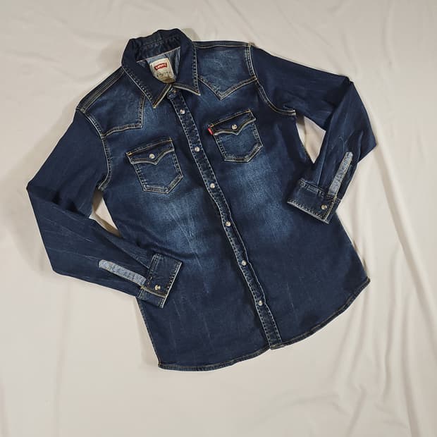 [160] 리바이스 데님 여성 빈티지 웨스턴 셔츠