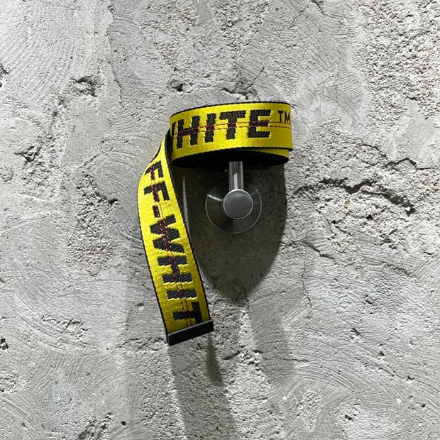 오프화이트 클래식 옐로우 인더스트리얼 벨트