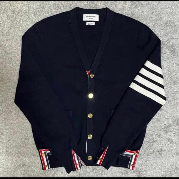 톰브라운 밀라노스티치 금장 가디건 3