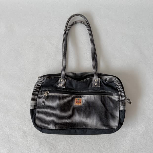 LUCAS 히코리 데님 숄더백