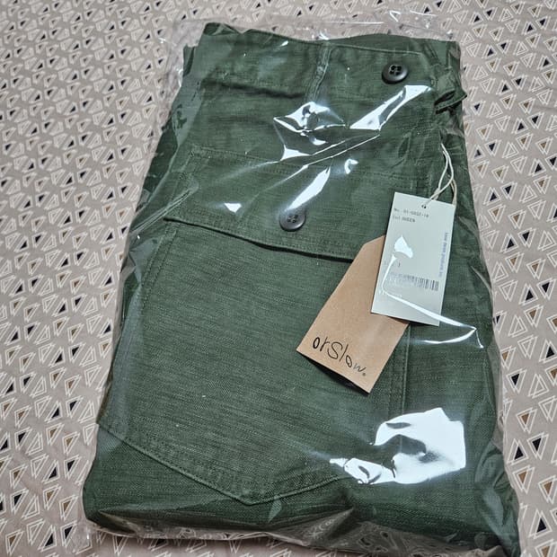 오어슬로우 퍼티그 슬림핏 그린 1사이즈 01-5032-16