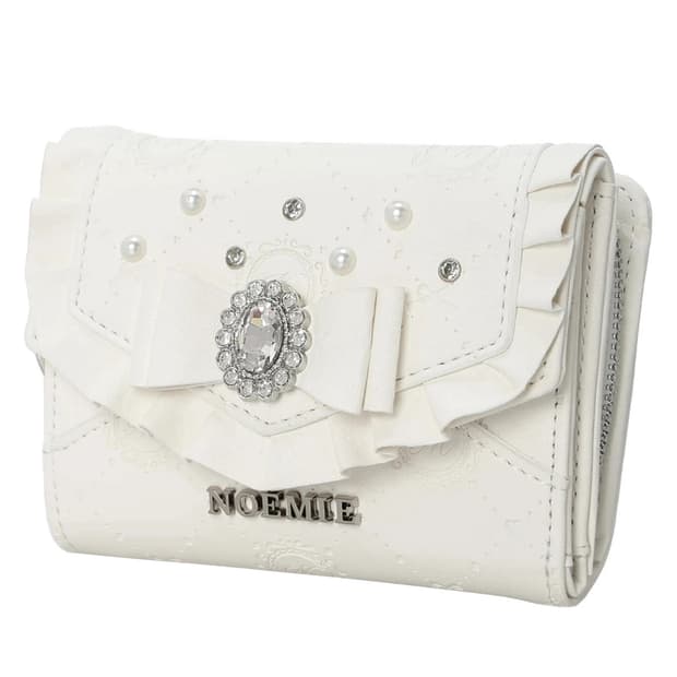 양산형 지뢰계 일브 양지뢰 노에미 모노그램지갑 화이트 비쥬리본숄더백 블랙