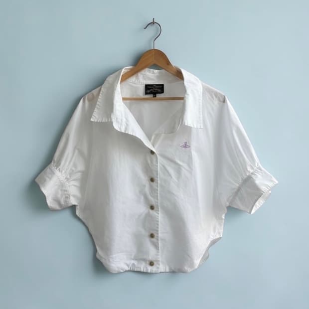 38/ 비비안웨스트우드 셔링 벌룬 셔츠