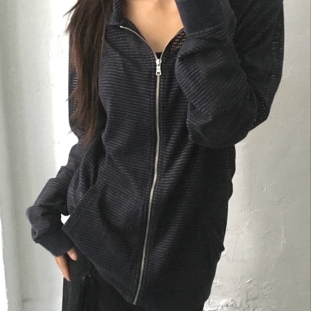 Armani Exchange 아르마니 익스체인지 크로쉐 후드집업