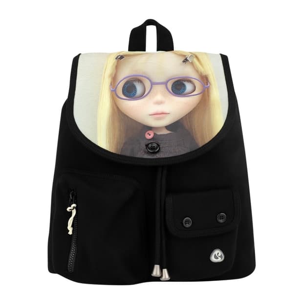 코이세이오 브라이스돌 피그먼트 다이드 백팩 블랙