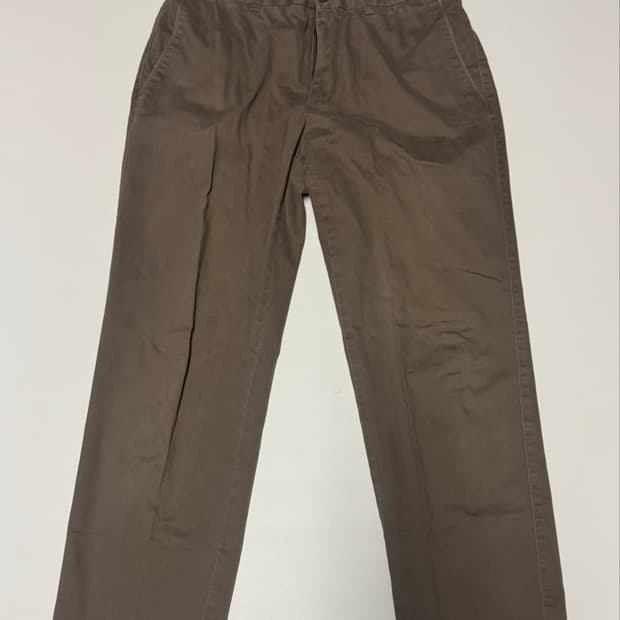 빈폴 Beanpole 클래식 빈티지 코튼 치노 면바지 브라운