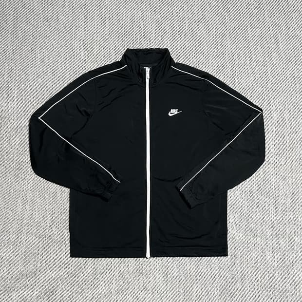 [L] Nike 나이키 파이프라인 검/흰 트랙 져지